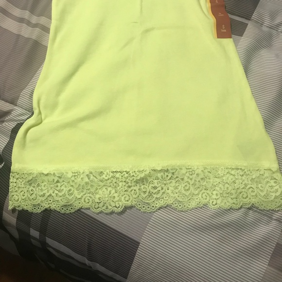 Bundle of Mossimo V-neck Tank Tops w/ Lace Trim - Picture 3 of 4